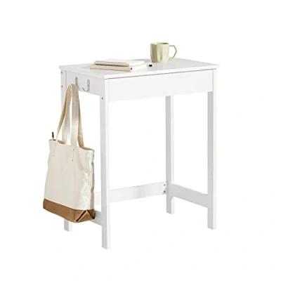 Afbeelding van SoBuy FWT43 W Bureau Computertafel Computerbureau Kinderbureau Wit