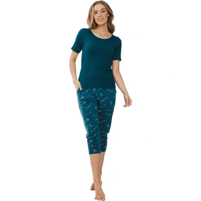 Afbeelding van Dames Pyjamaset Rebelle Maki Bio Katoen Maat 42
