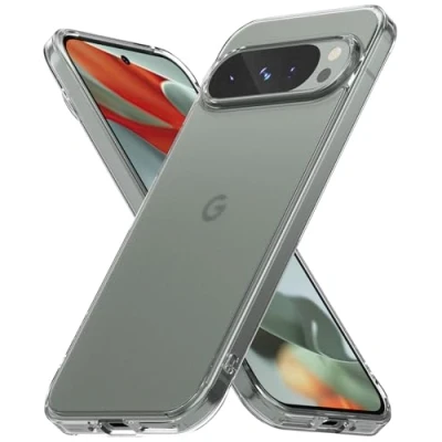 Afbeelding van Ringke Fusion Compatibel met Google Pixel 9/9 Pro Case, Anti Vingerafdruk Phone Cover Doorschijnend Schokbestendig Bumper Hoesje Matte Clear