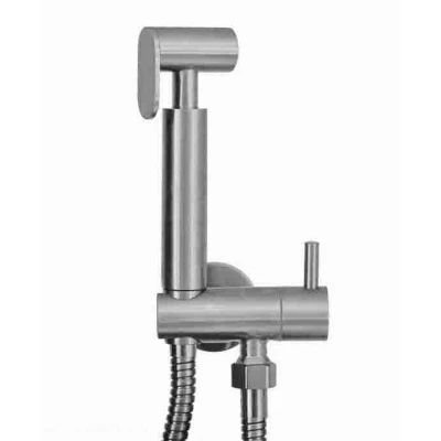 Afbeelding van Wiesbaden RVS 304 bidet handdoucheset rond
