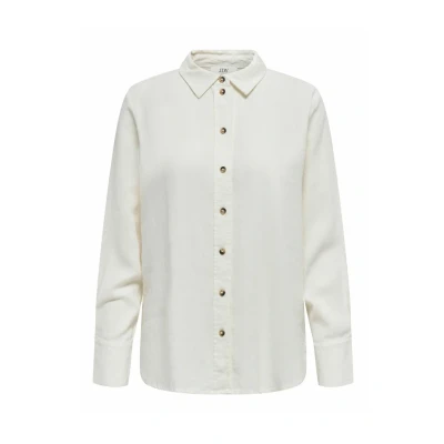 Afbeelding van JDY Locker Geschnitten ÄRMELBÜNDCHEN MIT VOLUMINÖSER Armschnitt Overhemdblouse, Dames, Maat: XS, Snow white
