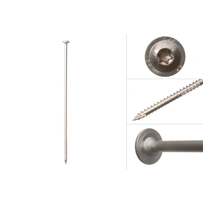 Afbeelding van Tellerkopschroeven RVS 8.0 x 300 mm Torx 40 Per Stuk