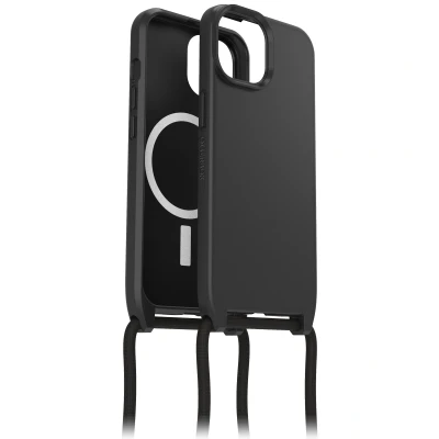 Afbeelding van Apple iPhone 15 MagSafe Hoesje Kunststof OtterBox Hardcase/KoordMagSafe Zwart Telefoonhoesje Shockproof/Valbescherming