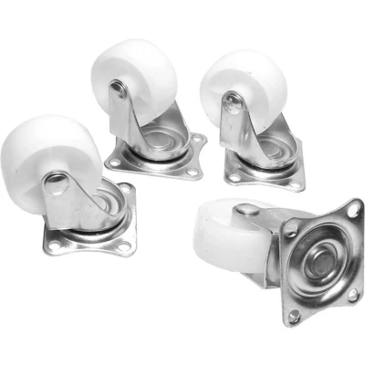 Afbeelding van Benson Zwenkwiel Ø 50 mm Wit Maximale Belasting 25 kilo 4 stuks