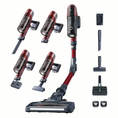 Afbeelding van Rowenta RH6471, steelstofzuiger, zwart/rood