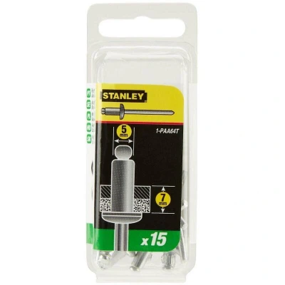 Afbeelding van Stanley blindklinknagel 5X7mm type 1 PAA64T (Per 15 stuks)