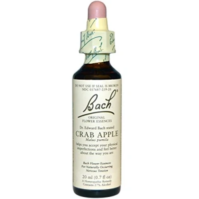 Afbeelding van Bach Flores de CRAB Apple, glazen fles van 20 ml, met druppelaar