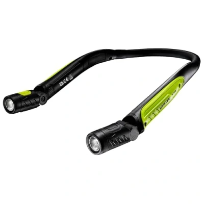 Afbeelding van Unilite NL 350R USB Oplaadbaar Neklicht 350 Lumen Brede 120 Graden Hoek 2 tot 10 Uur Looptijd 45 Meter Beam Range IP54/IK07