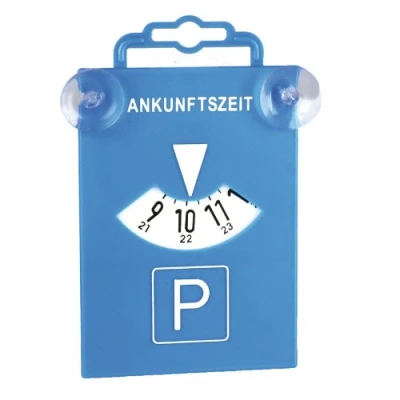 Afbeelding van Unitec, Auto interieuraccessoires, Multifunctionele parkeerschijf met zuignap, blauw