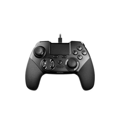 Afbeelding van KROM KAISER NXKROMKSR Bekabelde gamepad, ontworpen voor wedstrijden, joystick en analoge triggers, configureerbare achterhendels, compatibel met PC, PS3 PS4