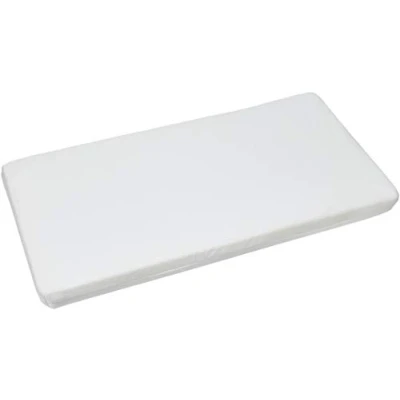 Afbeelding van Easy Dort Babydraagtas 40 x 80 cm wieg, babykuip of babybed overtrek van bamboe zomer &amp; winter dubbelzijdig zeer comfortabel Franse productie Öko Tex® wit