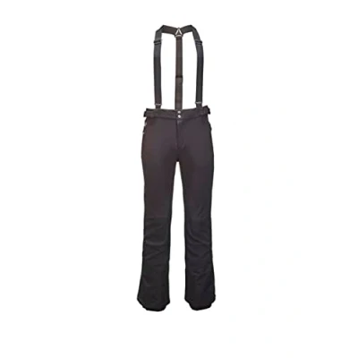 Afbeelding van KILLTEC Men&#039;s Skibroek/softshellbroek met randbescherming, sneeuwvanger en afneembare banden Thônes MN Ski Sftshll PNTS A, zwart, 4XL, 36415 000