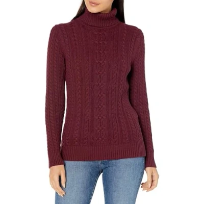 Afbeelding van Amazon Essentials Dames visserskabel coltrui (verkrijgbaar in grote maten), bordeaux, XX Large