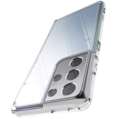 Afbeelding van Ringke Fusion Compatibel met Samsung Galaxy S21 Ultra Case, Transparant Schokbestendig Bumper Hoesje Clear