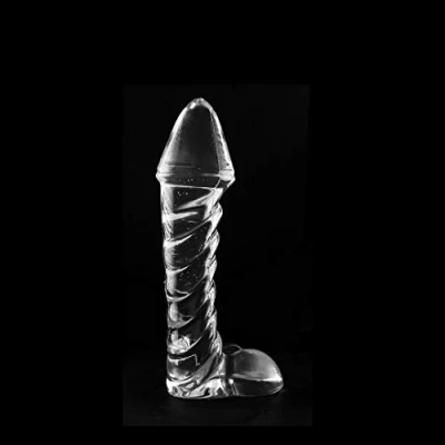 Afbeelding van Dinoo Dildo met balzak Lesotho transparant
