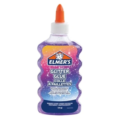 Afbeelding van Elmers glitterlijm, flacon van 177 ml, paars