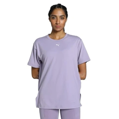 Afbeelding van Puma Cloudspun Tshirt print, Dames, Maat: Medium, Pale plum