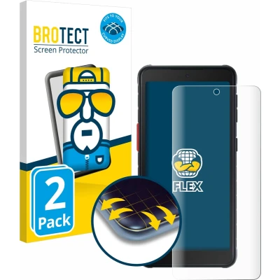 Afbeelding van BROTECT Screenprotector voor Samsung Galaxy XCover 5 Folie Beschermfolie transparant volledig dekking (2 Stuks)