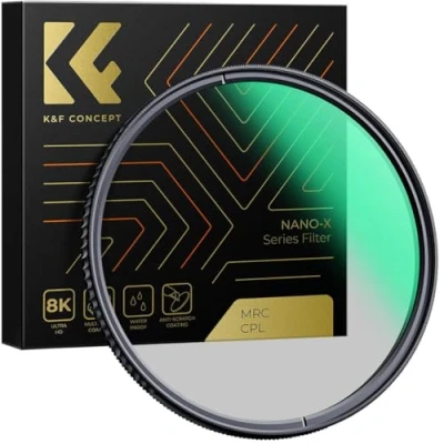 Afbeelding van K&amp;F Concept 52mm Nano X HD MRC circulair polarisatiefilter CPL
