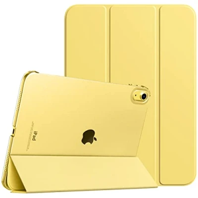 Afbeelding van TiMOVO hoesje voor iPad 10e generatie 2022, slanke standaard hoes 10.9 inch, ondersteuning Touch ID, Auto Wake/Sleep Smart Shell met doorschijnende achterkant, Fit