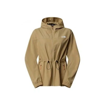 Afbeelding van The North Face Jacket Windjack, Dames, Maat: Small, Khaki stone