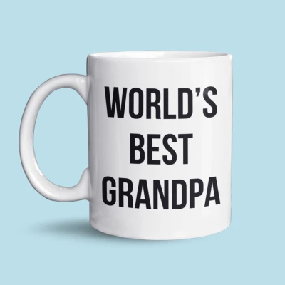Afbeelding van NietMokken.nl Grappige Mok World’s Best Grandpa Voor Opa Leuk Als Cadeau Koffiemok 325 ML Originele Beker Grootvader Vaderdag Verjaardag Keramische Bedrukt Humor