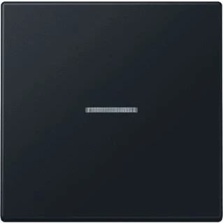 Afbeelding van JUNG LS990 bedieningswip met lens grafietzwart mat LS990KO5SWM