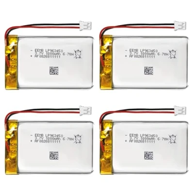 Afbeelding van EEMB lithium polymeerbatterij 3,7 V 1800mAh 963450 Lipo oplaadbare batterij met draad JST connector bevestig de polariteit van het apparaat en voor aankoop(4)