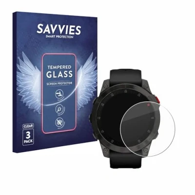 Afbeelding van Savvies Tempered Glass Screen Protector voor Garmin epix (Gen. 2) (3 Stuks) 9H Gehard Glas Scherm Beschermer