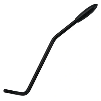 Afbeelding van Musiclily Pro UNF #10 32 4,8mm Schroefdraad in Staal Tremolo Arm voor Strat stijl Elektrische Gitaar, Zwart met Zwarte Punt
