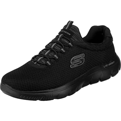 Afbeelding van Skechers SUMMITS heren Sneaker,Black Mesh Trim,39 EU