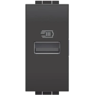 Afbeelding van Legrand livinglight usb a 15w 1 mod antraciet btl4191a