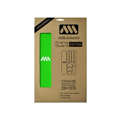 Afbeelding van All Mountain Style AMS Slagvaste framebescherming Extra Beschermt je fiets tegen krassen en deuken, Groen/Wit