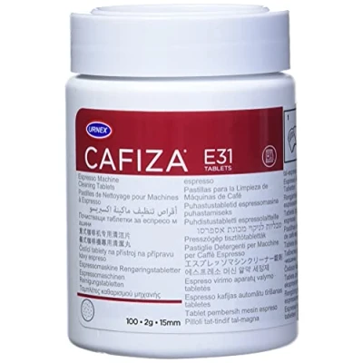 Afbeelding van Urnex Cafiza Espresso en koffiemachine Reinigingstabletten 2g (coffee machine cleaning tablets) 100 stuks