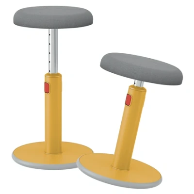 Afbeelding van Leitz Ergo Cosy actieve Zit/Sta kruk, geel kruk