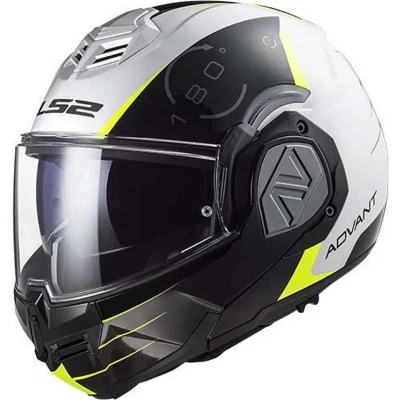 Afbeelding van LS2 FF906 Advant Codex White Black Modular Helmet L Maat Helm