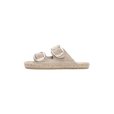Afbeelding van Derimod Muiltjes, Dames, Maat: 36, Sand Veloursleer