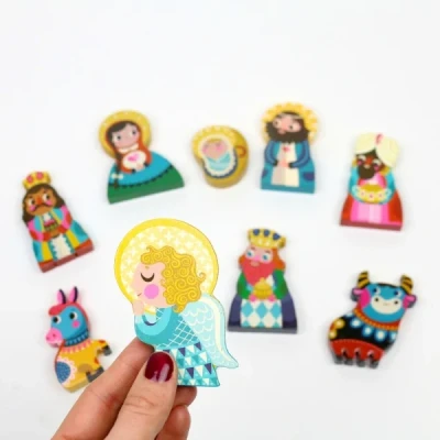 Afbeelding van Petit Monkey kerststal