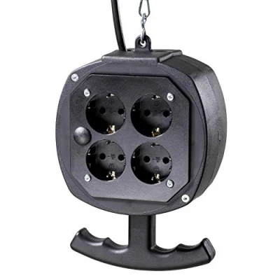Afbeelding van AS Schwabe 60971 8 voudig Stopcontactsplitter Zwart