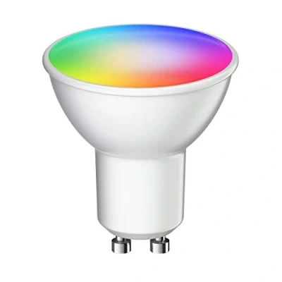 Afbeelding van ledscom.de GU10 LED RGB verlichting, PAR16, warm wit koel (2900 6200 K), 5.5 W, 473lm, 103, Smart Home, WLAN, Alexa, mat, LED, fitting, spaarlamp, spotlight