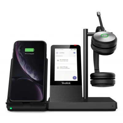 Afbeelding van Bluetooth Headset with Microphone Yealink WH66 DUAL TEAMS Black