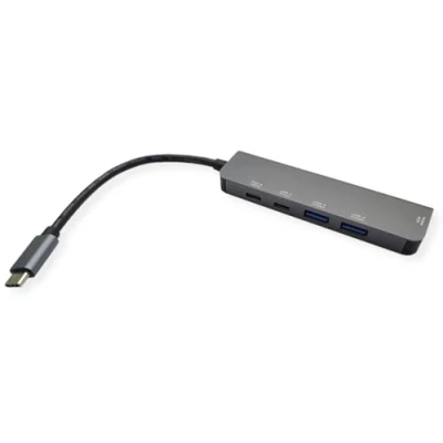 Afbeelding van WAARDE USB Type C Docking Station, HDMI 4K60, 3x USB3.2 Gen1 (1x + 2x A), 1x PD
