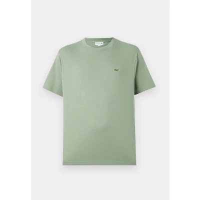 Afbeelding van Lacoste Tshirt basic, Heren, Maat: Medium, Thyme