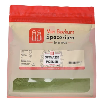 Afbeelding van Van Beekum Specerijen Spinazie Poeder 1 kilo (hersluitbare stazak)