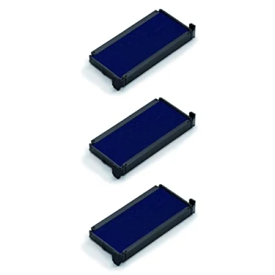Afbeelding van Trodat 3 inktpatronen 6/4912 blauw voor Printy 4912, 4912T, 4952, 4992 x Print stempels inkt op waterbasis schone voetafdruk ideaal het bijvullen van stempelkussens