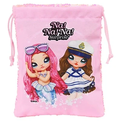 Afbeelding van Lunchtrommel Na!Na!Na! Surprise Sparkles Zak Roze (20 x 25 cm)