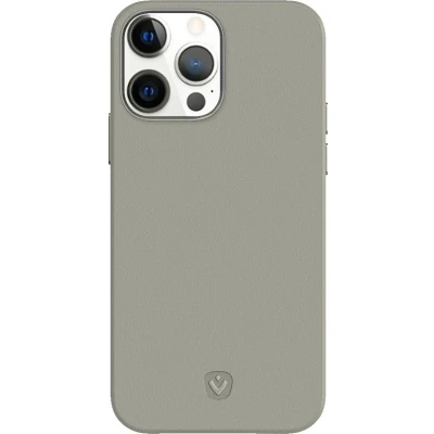Afbeelding van Apple iPhone 13 Pro Hoesje Echt leder Valenta Hardcase/Backcover Grijs Telefoonhoesje