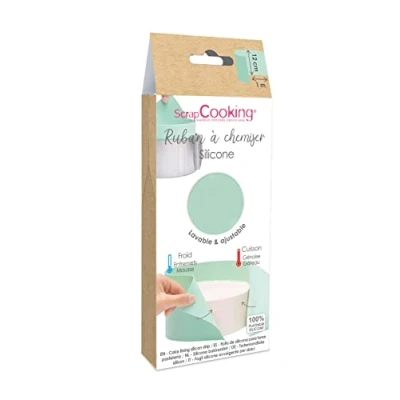 Afbeelding van ScrapCooking Cake Lining Siliconen Strip 12 cm x 100