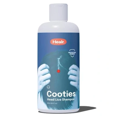 Afbeelding van HEALR Shampoo 250 ml effectieve geurneutrale luizenafweershampoo, alternatief voor traditionele luizenspray, luizenkam Nissenkam, luizenmiddel hoofdluis bij kinderen en volwassenen