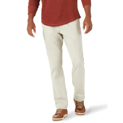 Afbeelding van Lee Heren Extreme Motion Taps toelopende broek met vlakke voorkant, Duif, 34W / 34L